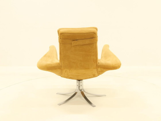Image 1 of Seagull chair by Stenerik Eriksson & Gosta Berg for Fritz Hansen, First edition, Denmark, 1960s