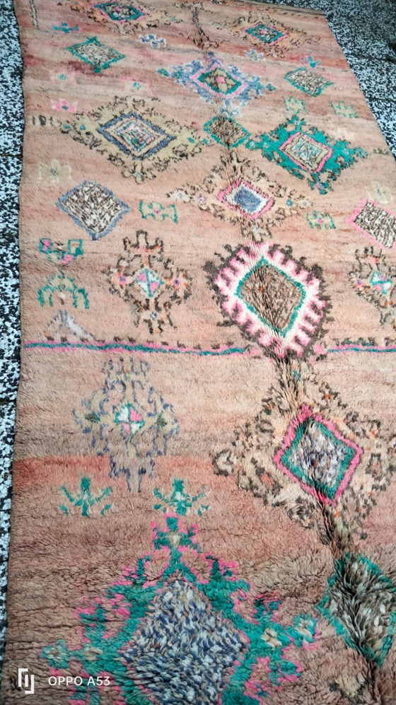 Image 1 of Handgeknoopt Berber kleed wol 360x155cm