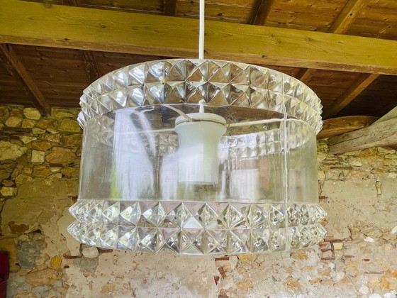 Image 1 of  Lampada a sospensione vintage in plexiglass, anni '70