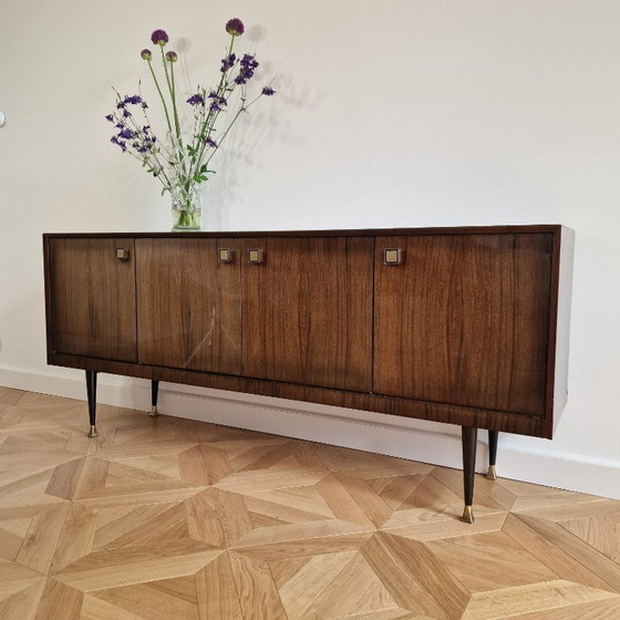 Image 1 of Mid-Century Modern Italian Mahogany Sideboard, 1960s