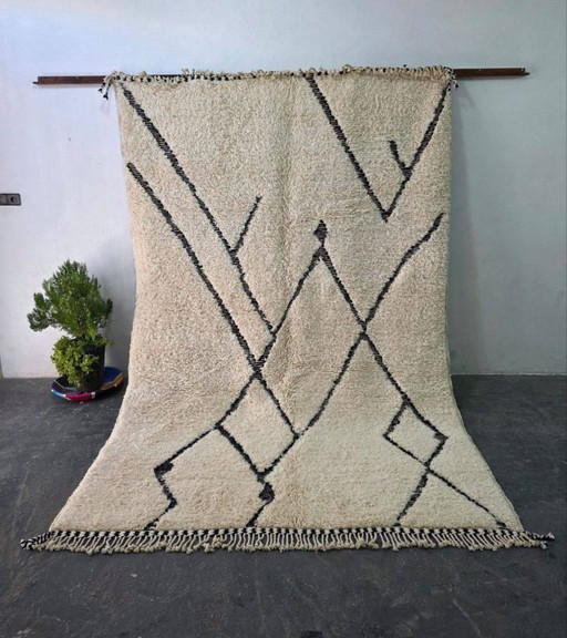 Alfombra bereber Beni Ouarain 300x200 hecha a mano