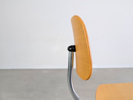 Image 1 of Sedia da ufficio Fritz Hansen, Jørgen Rasmussen design KEVI, sedia in legno