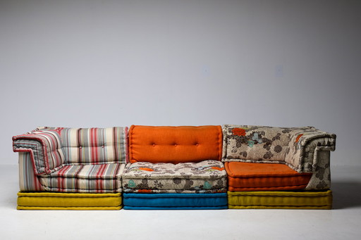 MAH JONG TEN PIECE LIVING LANDSCAPE BY KENZO TAKADA FOR ROCHE BOBOIS FRANCE