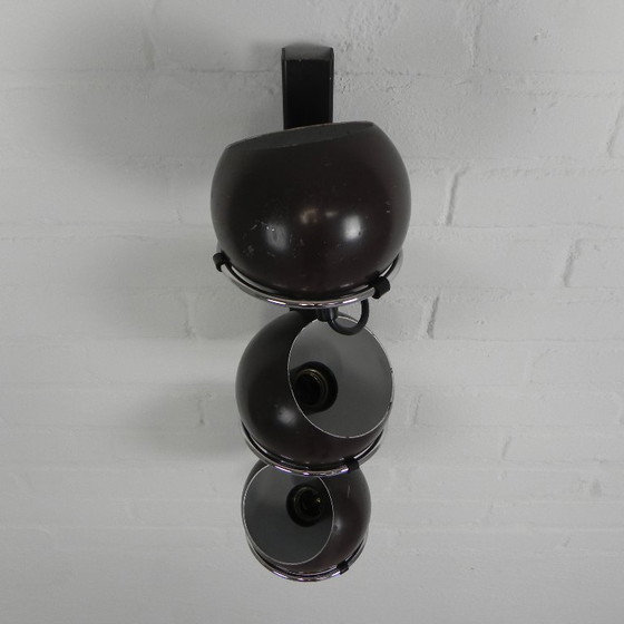 Image 1 of Lámpara de pared Gepo con 3 bombillas, década de 1960.