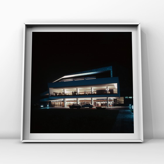 Image 1 of 1x Impresión de Bellas Artes – Stadttheater Bonn, modernismo de 1958