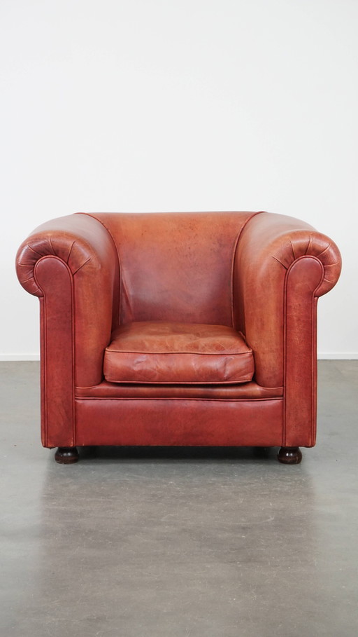 Rundleren Chesterfield Clubfauteuil