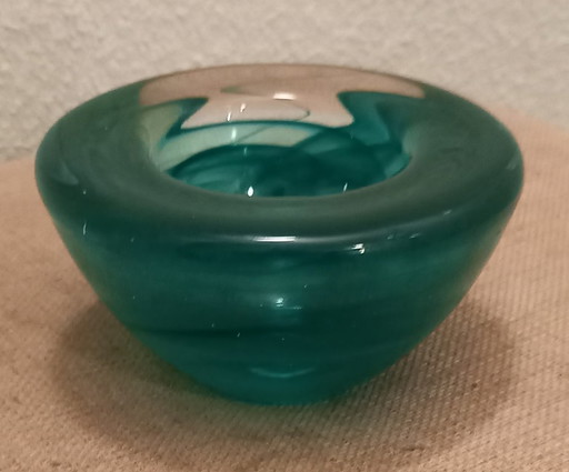 Kosta Boda Tealight green Atoll 