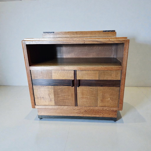 Antique cabinet Hague School bookcase Art Deco