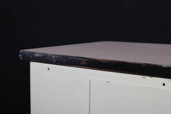 Armoire Vintage Baisch Bauhaus Industrial Design – Commodes, Metal, Glass (photo 16 of 17)