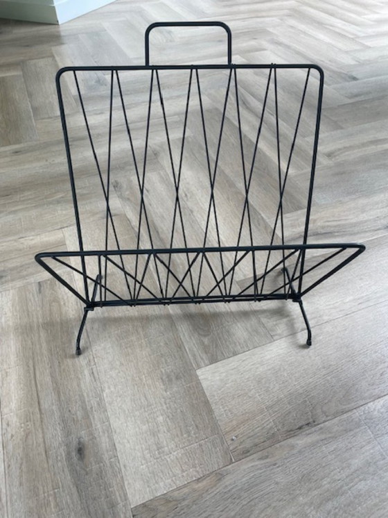 Image 1 of Present Time - Zeitschriftenhalter Diamond Grid - Schwarz