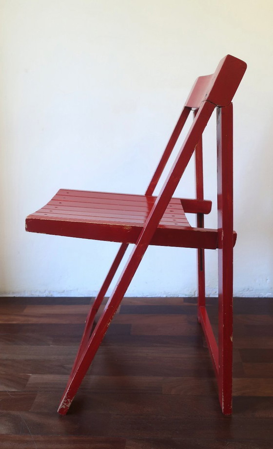 Image 1 of Sedia pieghevole vintage - Aldo Jacober - Modello: Trieste