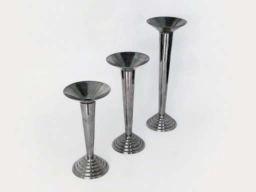 Kandelaar Set Art Deco Bauhaus Era – kandelaars en kaarsen, Metal