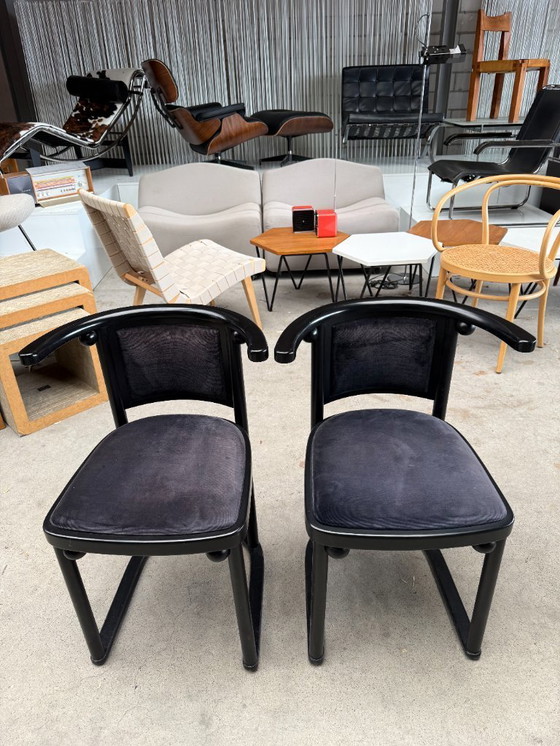 Image 1 of 2x Wittmann Fledermaus Chair by Joseph Hoffmann