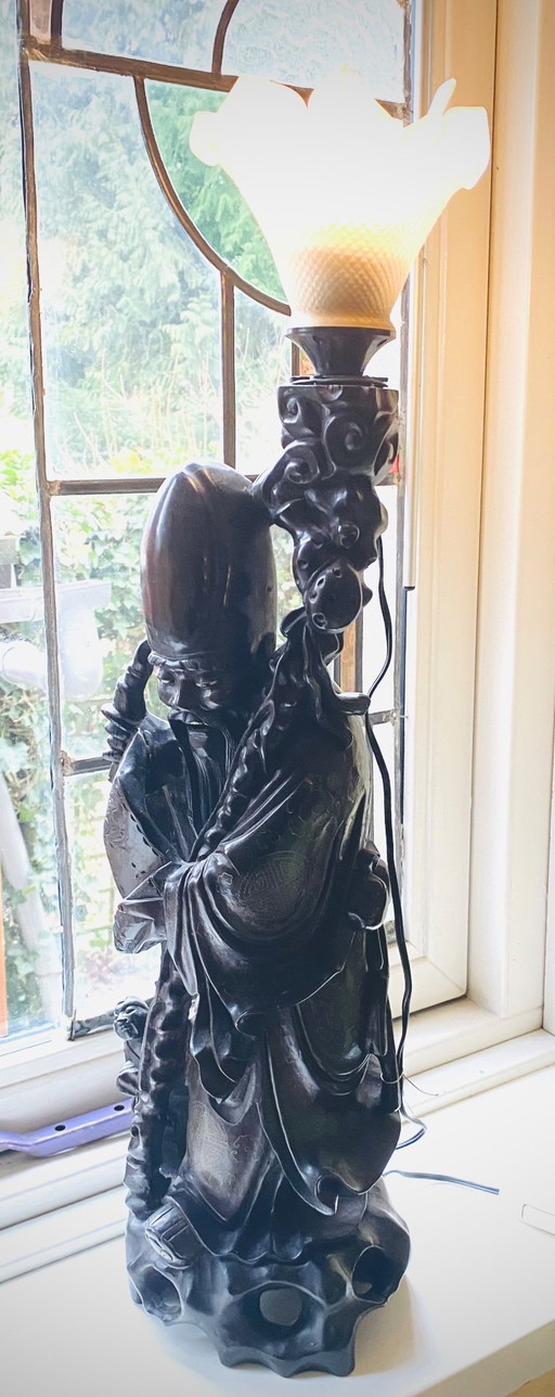 Grote Chinese Tafellamp 