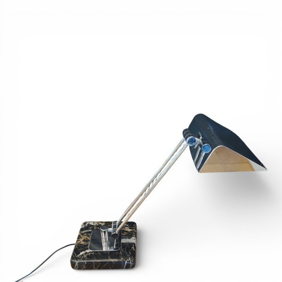 Image 1 of Hillebrand tafellamp in art-decostijl van Egon Hillebrand, 1960