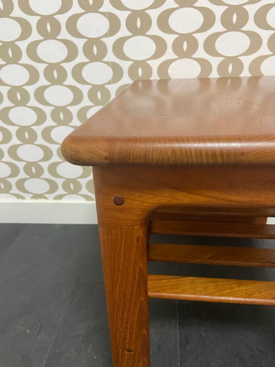 Image 1 of Tavolino da caffè in teak Dyrlund con cassetto