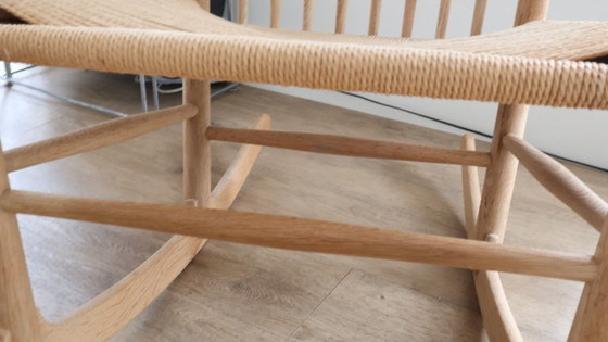 Fredericia Wegner J16 schommelstoel, Hans Wegner, Schommelstoelen, Hout, Anders, Beige, Scandinavian (foto 14 van 17)