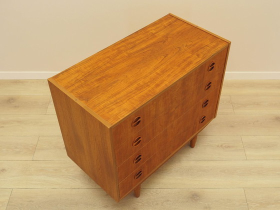 Image 1 of Teakhouten ladekast, Deens design, jaren 70, gemaakt in Denemarken.