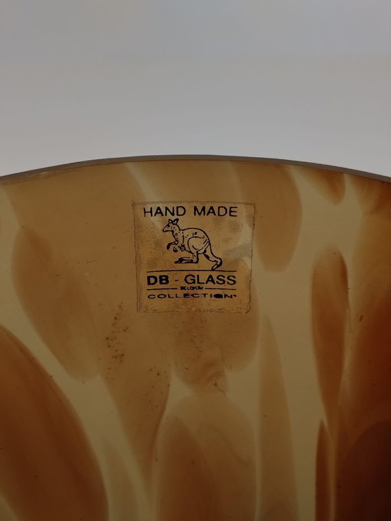 Image 1 of Vaas met tijgerprint DB Glass