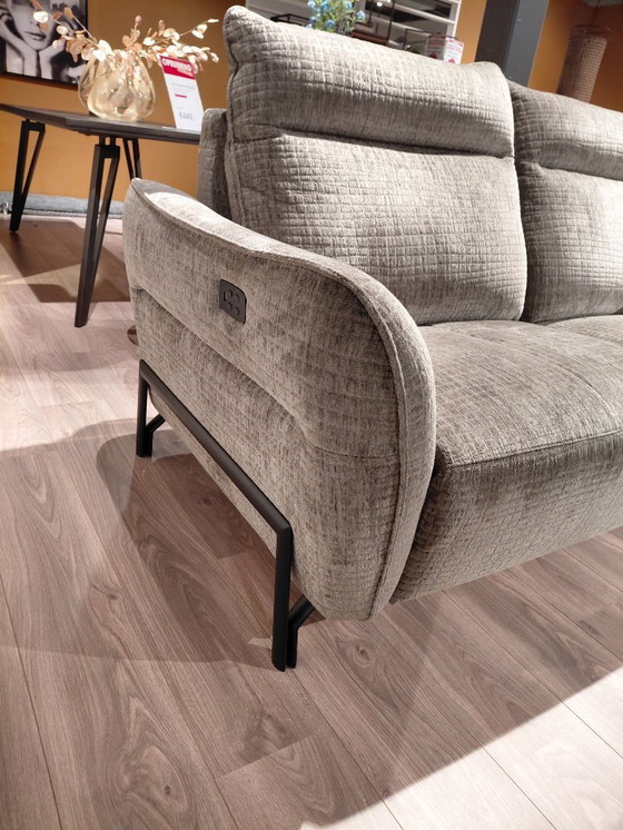 Image 1 of Sofá Valetta de 3 plazas con 2 sillones reclinables eléctricos de Henders & Hazel