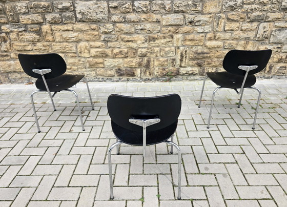 Egon Eiermann stoelen, vintage, midden 20e eeuw, jaren 60/70, loftstudio – Kuipstoelen, Wood (photo 8 of 9)