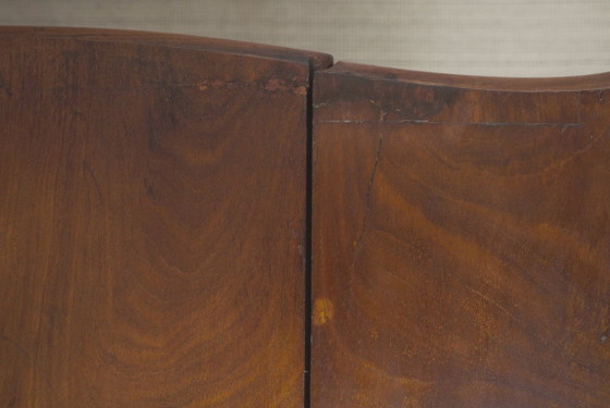 Antique French Pembroke Drop Leaf Table, Walnut Veneer Extendable End Table With Drawers, French Provincial (photo 21 of 41)