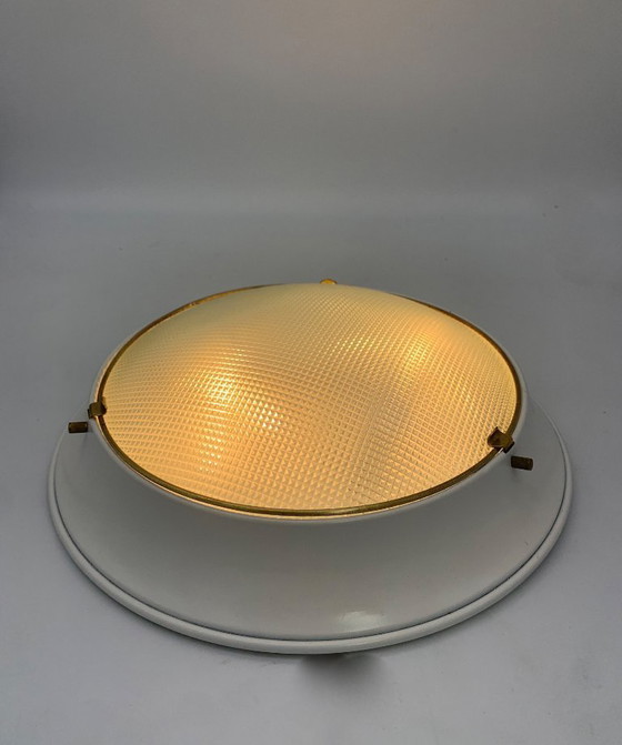 Image 1 of Plafoniere coppia -applique- attribuita Fontana Arte vintage made in italy