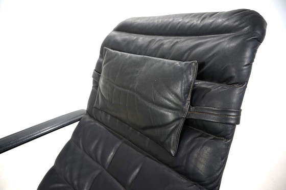 Image 1 of Poltrona lounge in pelle Asko Pulkka di Ilmari Lappalainen, 1960