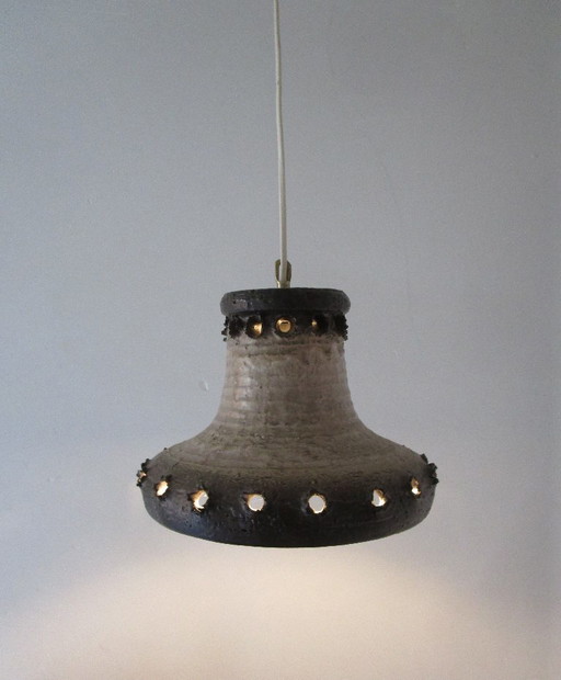 Vintage Danish ceramic pendant lamp from the 1970s – hanglampen (photo 2 of 17)