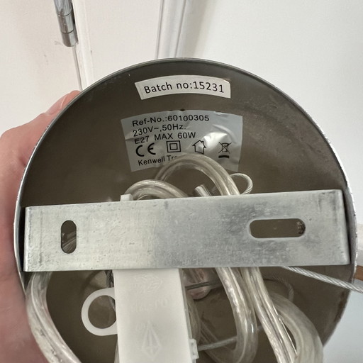 Kenwell Vintage Chrome/Mirror Pendant Lamp – hanglampen, Metal (photo 2 of 5)