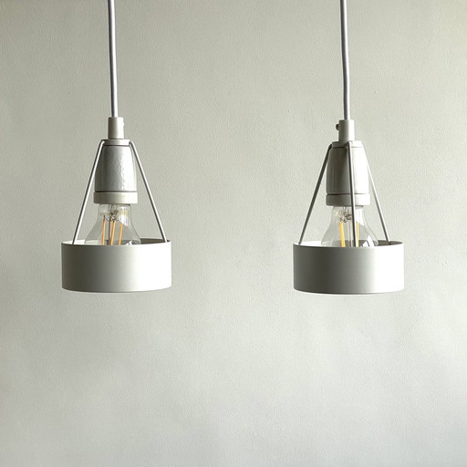 2x Lampe pendante vintage Louis Poulsen Pakhus