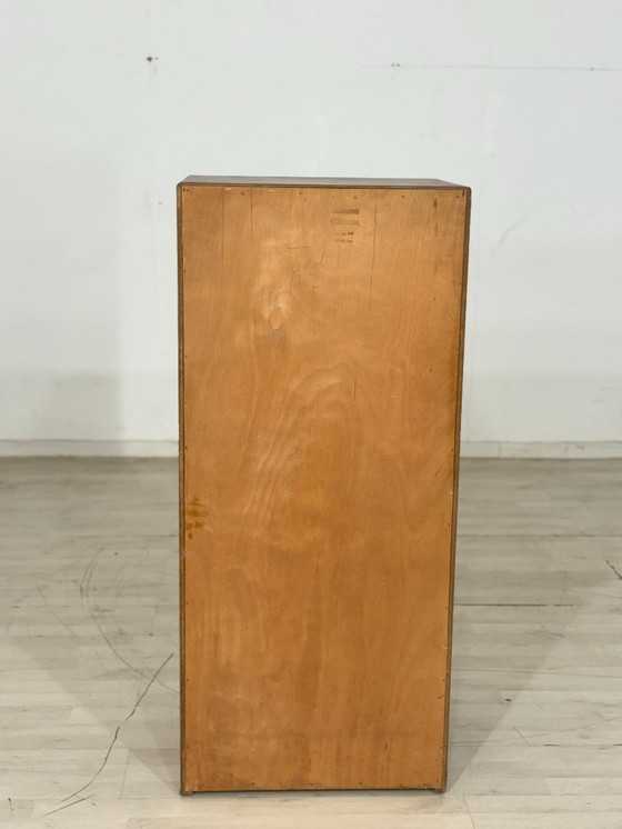 Image 1 of Commode à cylindre en teck vintage / Meuble design danois / Commode / Étagère