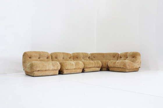 Italian Nuvolone Modular Sofa by Rino Maturi for Mimo Padova, 1970s – Textile (photo 6 of 13)
