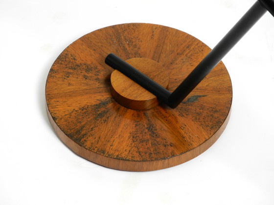 Image 1 of Lampe de table moderne Mid Century par George Frydman pour Temde avec placage de teck en très bon état