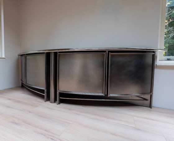 Image 1 of Aparador de acero inoxidable cepillado