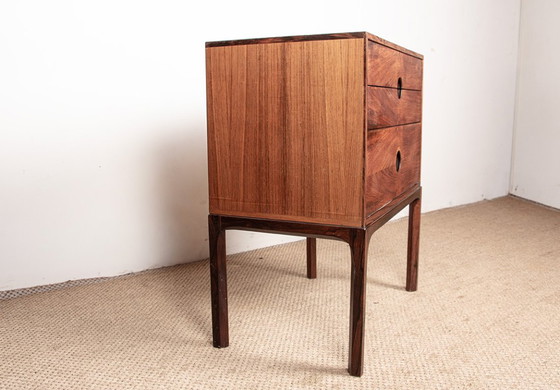 Image 1 of Deense palissanderhouten ladekast, model “Entre” van Kai Kristiansen voor Aksel Kjersgaard 1960.