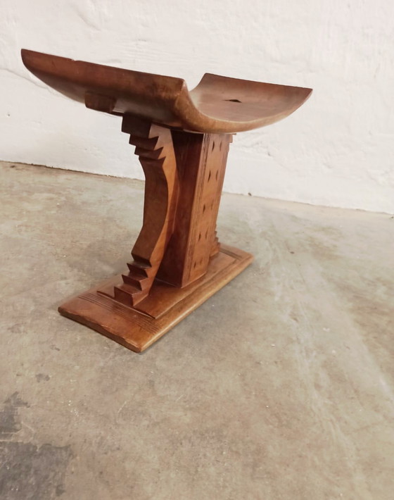 Image 1 of Sgabello Ashanti vintage in legno, africano