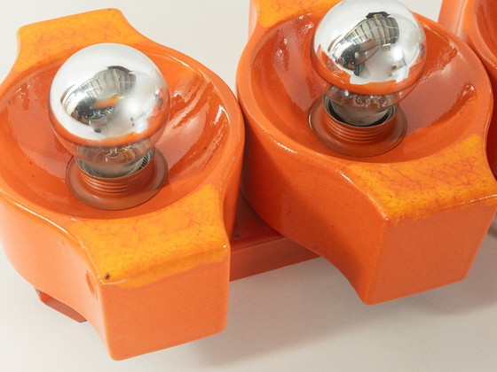 Image 1 of 1970s Space Age Wall Lamp, Cari Zalloni, Leola, Vintage