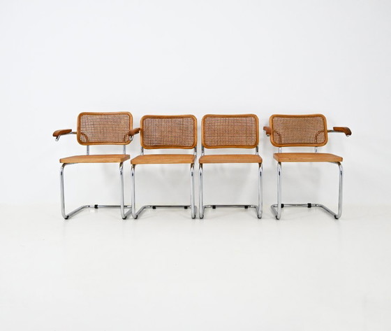Set di 4 sedie da pranzo modello B32 di Marcel Breuer – Wood (photo 3 of 10)