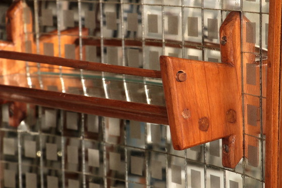 Image 1 of Barkast in licht hout, toegeschreven aan Paolo Buffa, jaren 40