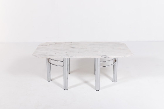 Image 1 of Modern Italian design marble coffee table