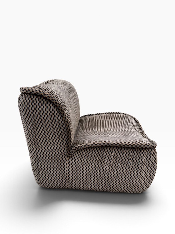Vintage Armchair "Calida" Design Arch. Giudici For Coim (1970s) – Velvet (photo 5 of 13)