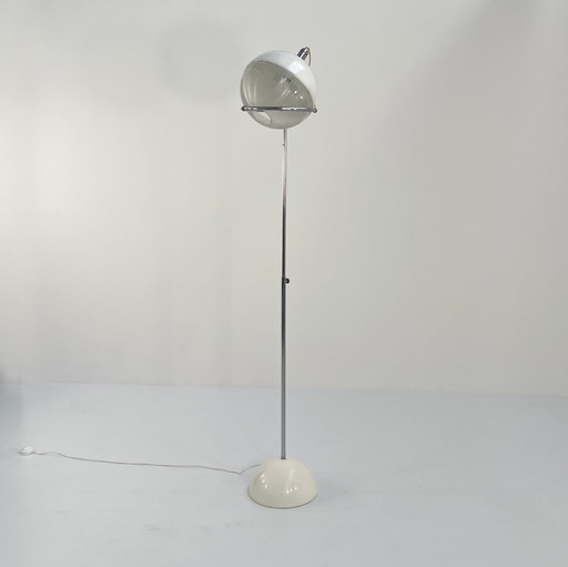 Focus verstelbare vloerlamp van Fabio Lenci voor Guzzini, 1970S