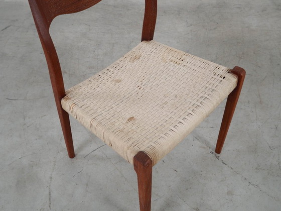 Image 1 of Teakhouten stoel, Deens design, jaren 60, ontwerper: Niels Otto Møller