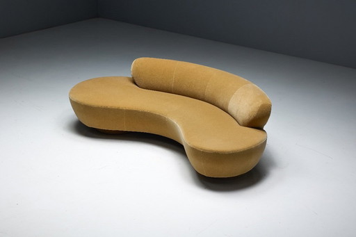 Serpentine Sofa by Vladimir Kagan for Directional, United States, 1980s