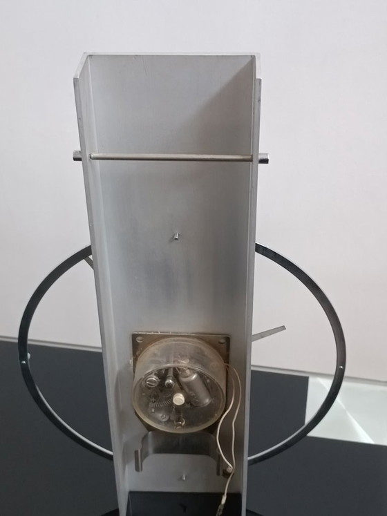 Image 1 of Micro Electric designer clock by Microtecnica 1970s
