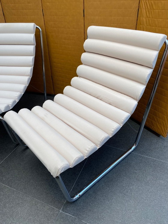 Image 1 of 2 stuks vintage design lounge stoelen