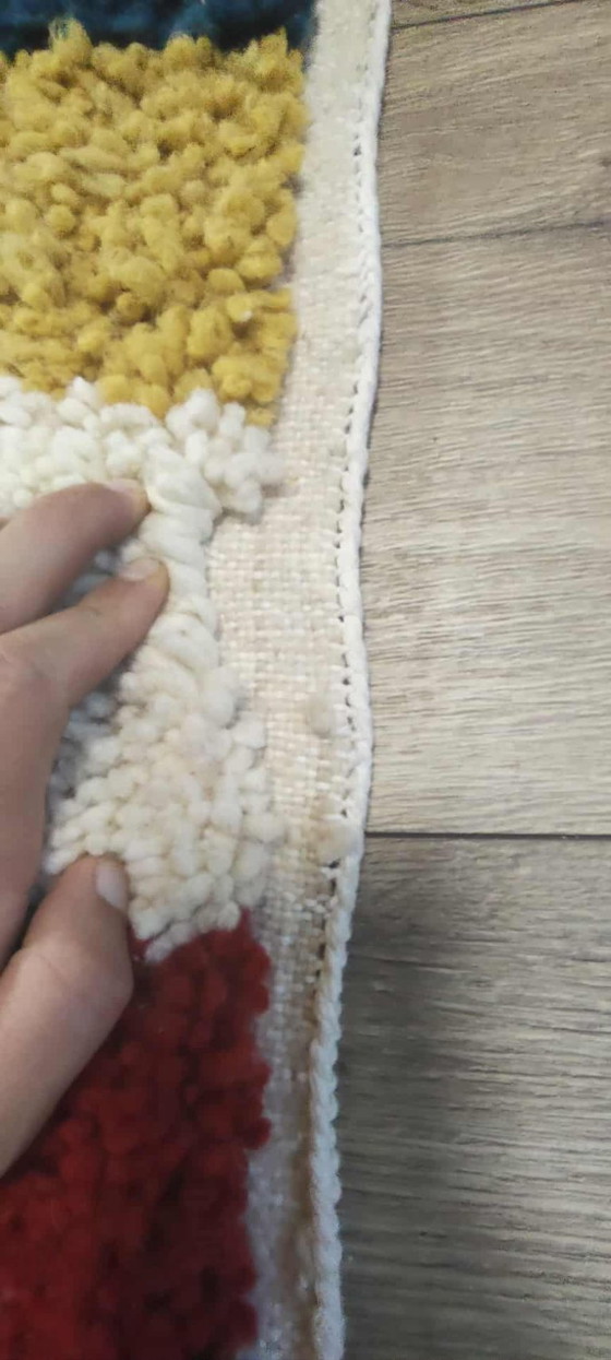 Image 1 of Tapis berbère 295 x 200 Boho tapis en laine neuve marocain