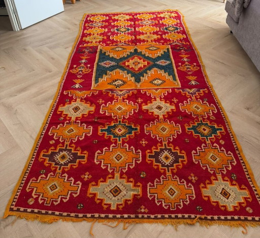 Authentiek Berber Vloerkleed Uit 1975, 100% Wol (335x160) – vloerkleden en tapijten, Wool (photo 2 of 5)