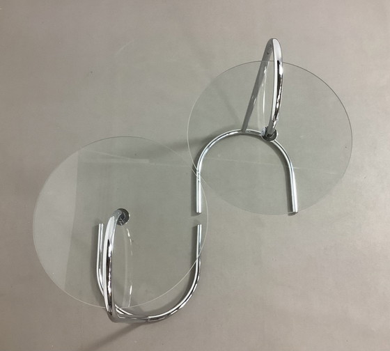 Image 1 of 2 x Ry Beistelltische Chrom Glas Tord Björklund IKEA